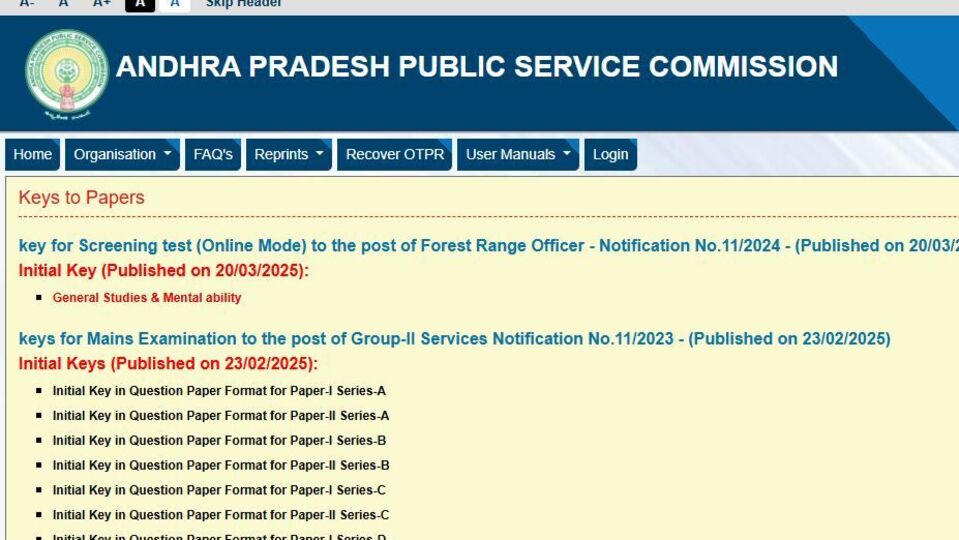 APPSC FRO answer key 1742467722857 1742467722970